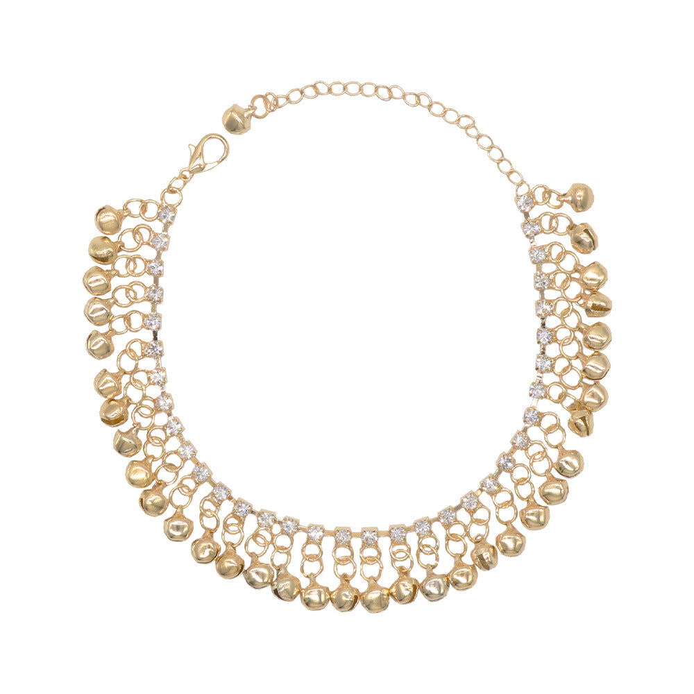 Retro Beach Style Alloy Anklet