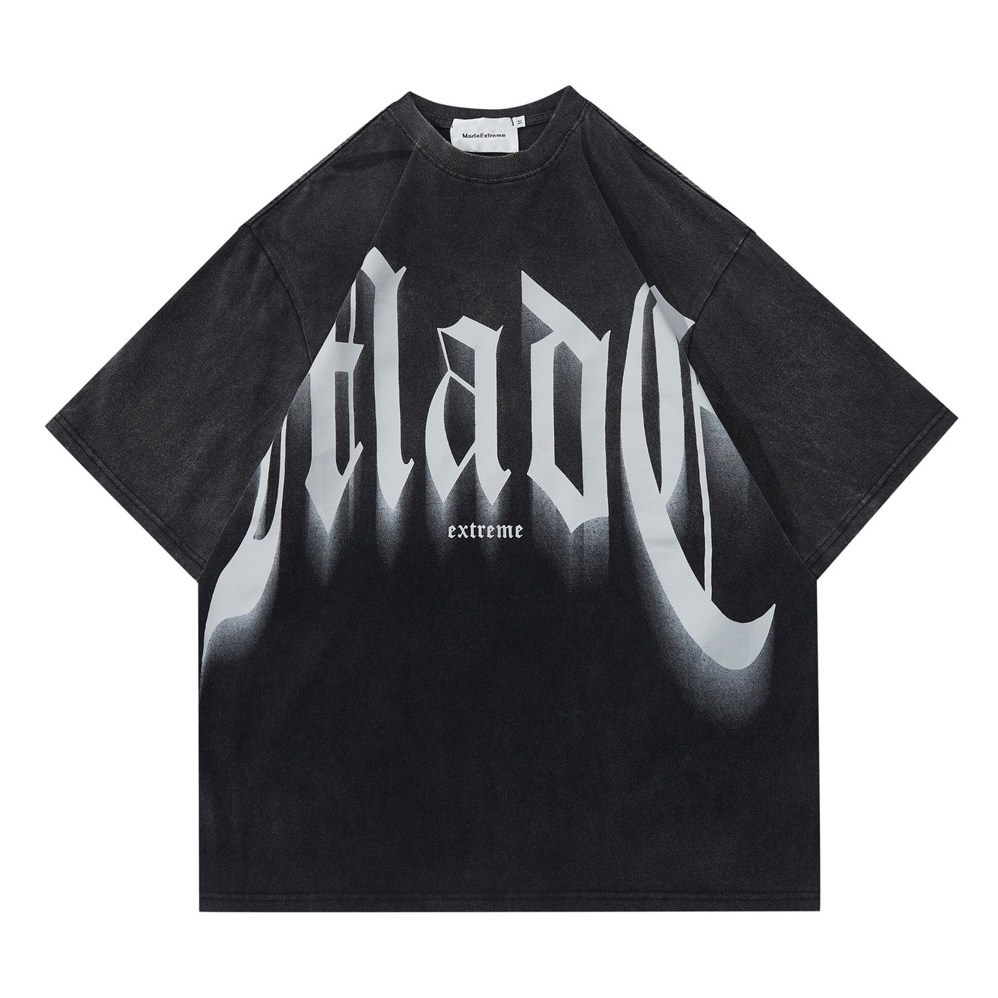 Large Letter Print Streetwear T-Shirt