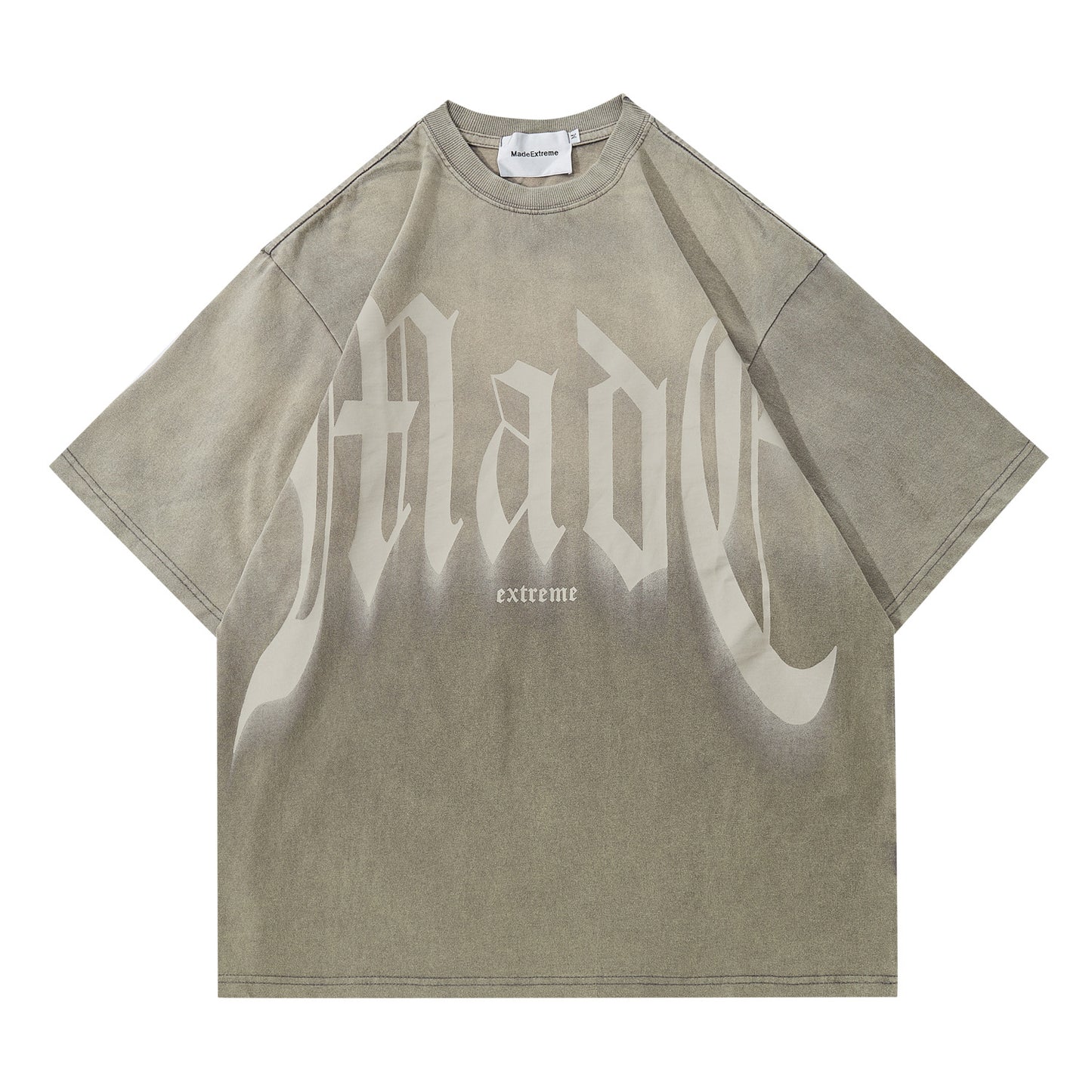 Large Letter Print Streetwear T-Shirt