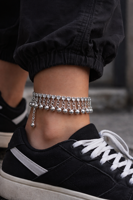 Retro Beach Style Alloy Anklet