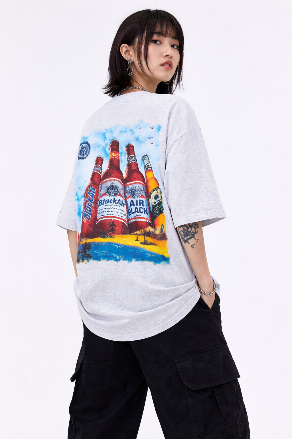 Vintage Beer Graphic Streetwear T-Shirt