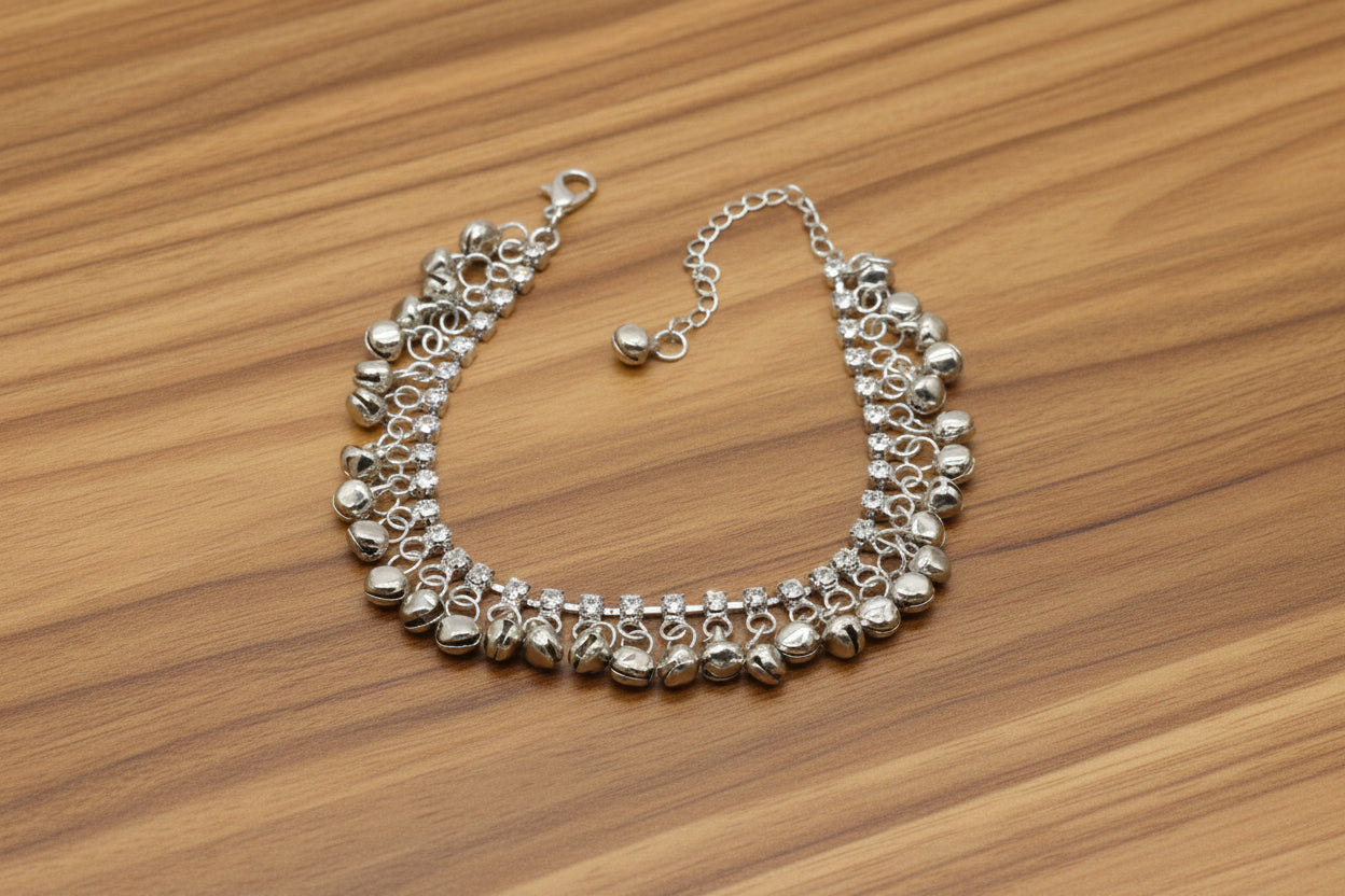 Retro Beach Style Alloy Anklet